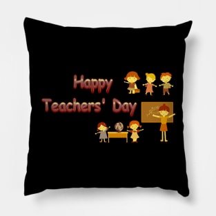 Happy Teachers ' Day Pillow