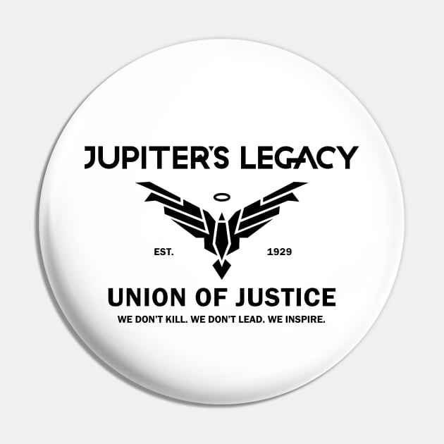 Jupiter's Legacy - Union of Justice Pin by BadCatDesigns