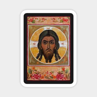 KERAMIDION. Savior Not Made by Hands. Orthodox Icon. Magnet