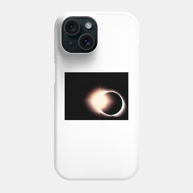 Diamond ring effect, total solar eclipse (R506/0241) Phone Case by SciencePhoto