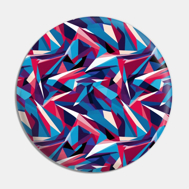 Cubist Harmony: Modern Geometric Dance in Pink, Blue, and Violet Pin by star trek fanart and more