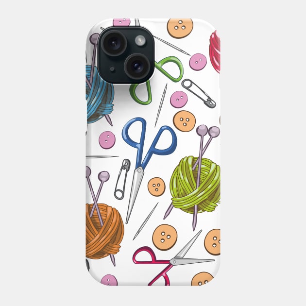 Sewing & Knitting pattern Phone Case by nickemporium1