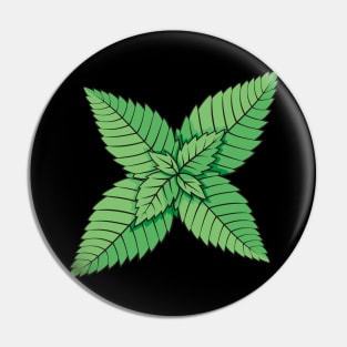 Mint Leaves Pin