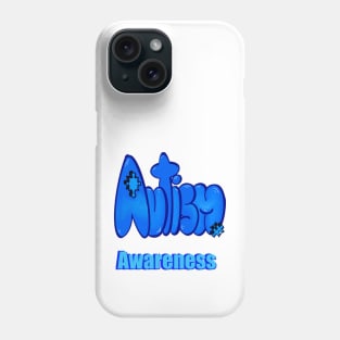 Autism month April awareness acceptance men women girls boys blue puzzle piece support for autism Phone Case