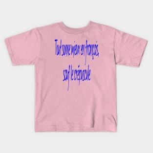 The 100% French Tee (Kids)