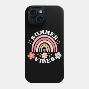 Summer vibes a cute and groovy summer time design Phone Case