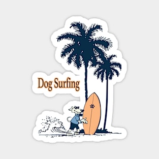 Dog surf 96006 Magnet