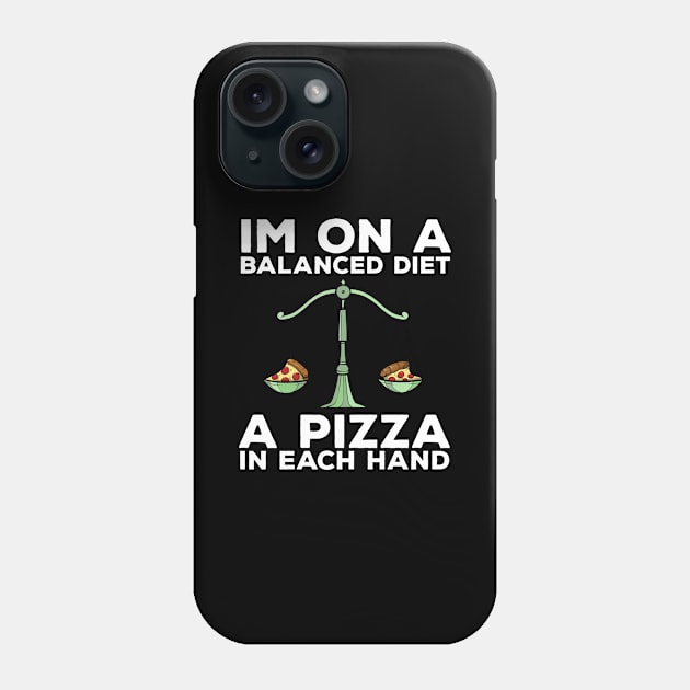 Funny Diet Pizza Meme Weightloss Gym Workout Fitness Gift Phone Case by TellingTales