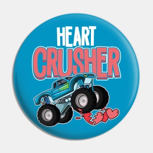 Heart Crusher, Valentines Day Pin