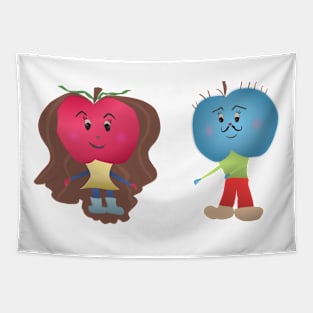 Apple couple Tapestry