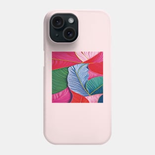 Colorful Leaves Phone Case