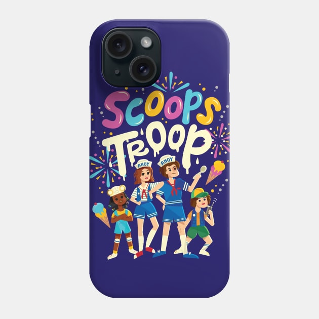 Scoops Troop Phone Case by risarodil