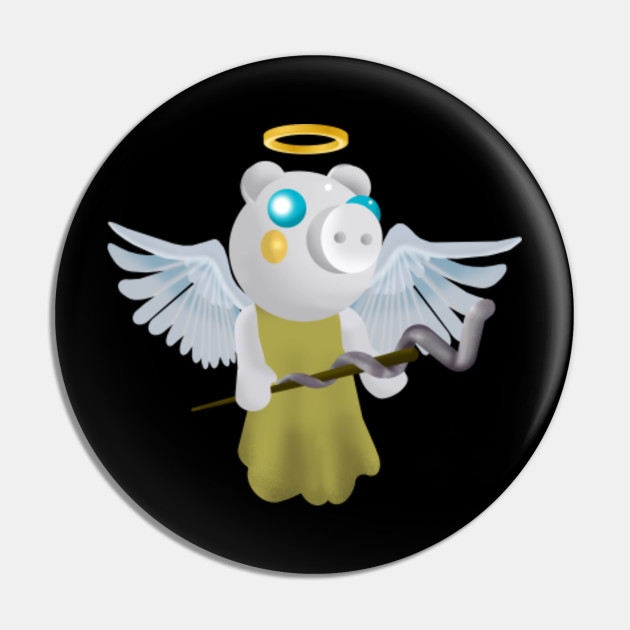 Piggy Roblox Piggy Angel Roblox Game Pin Teepublic - pin en piggy roblox