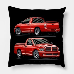 Red monsters Crew Pillow