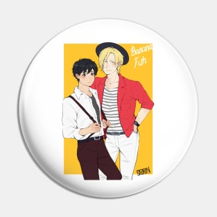 Ash and Eiji Models Pin