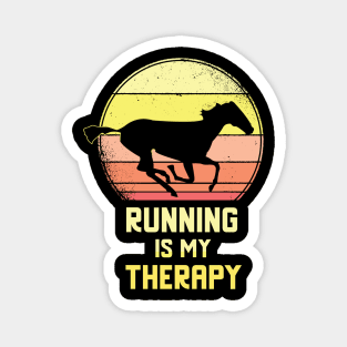 Running Is My Therapy Magnet