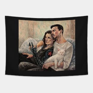 Movie Night Tapestry