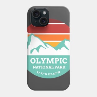 Olympic National Park Retro Phone Case