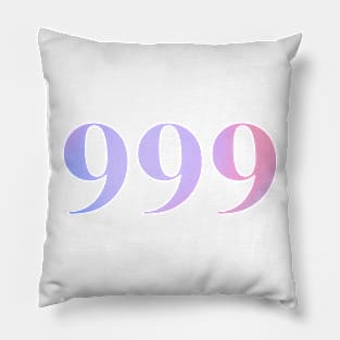 angel numbers 999 Pillow