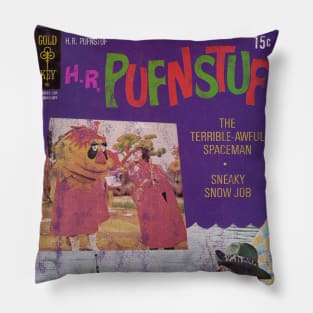 H R Pufnstuf Comic Book Cover Pillow