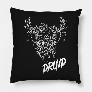 Druid Crest (White) Pillow