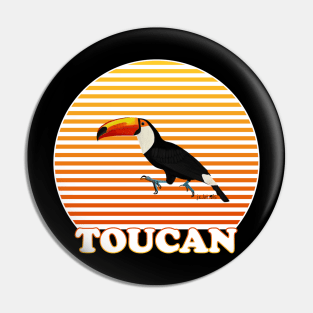 Toucan Bird Watching Birding Ornithologist Gift Pin