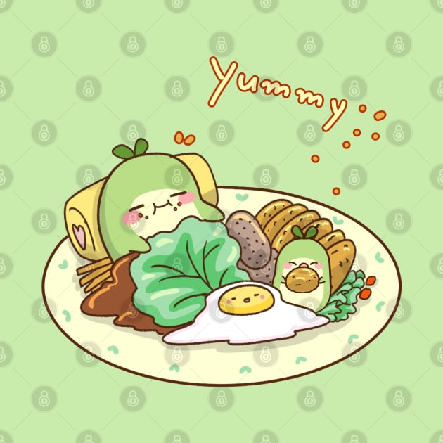 yummy and sleep by Mochipang