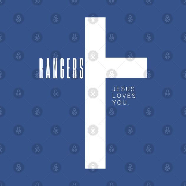 RANGERS JESUS LOVES YOU by Lolane