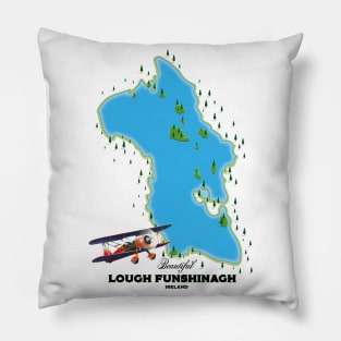 Lough Funshinagh Ireland map Pillow