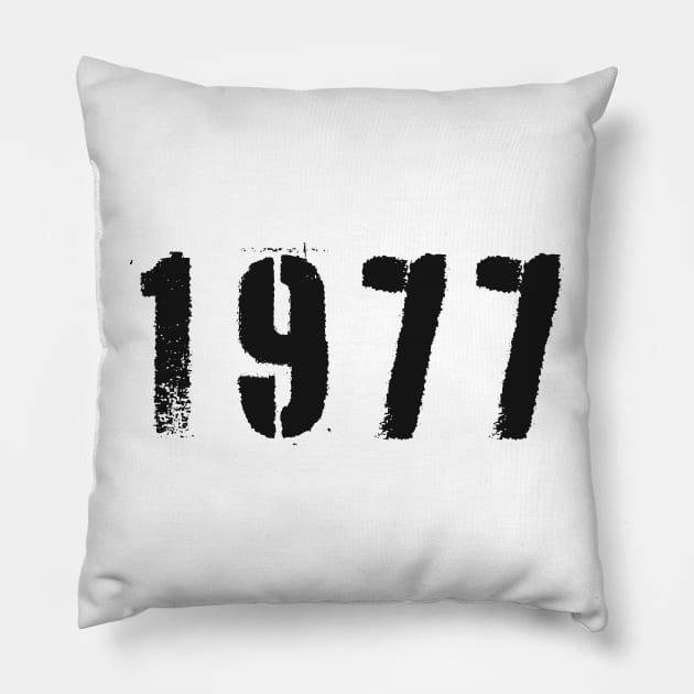 1977 Pillow by n23tees