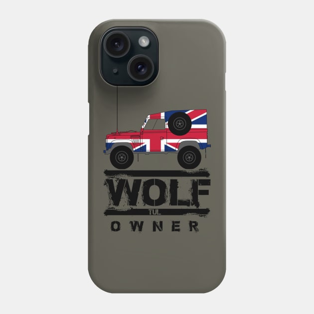 Land Rover Wolf/TUL Phone Case by Mindwisp