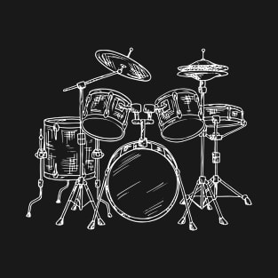 Drummer Musician Music Lovers T-Shirt