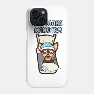 Lazy small dog cant get out of bed Phone Case