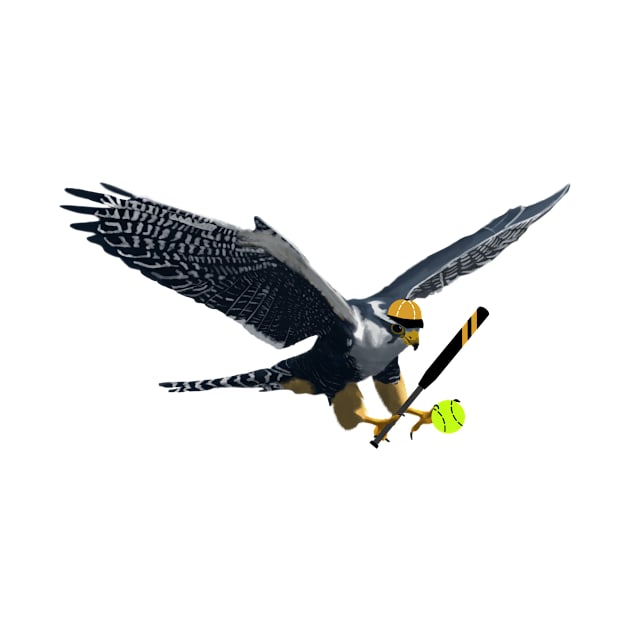 Softball Falcon by College Mascot Designs