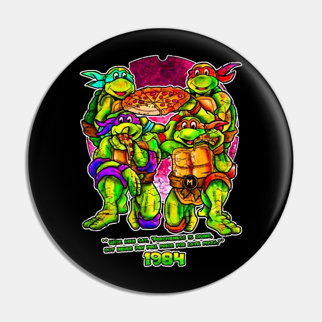 Teenage Mutant Ninja Turtles Pin by Inking Imp