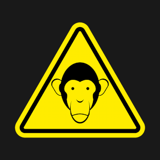 Monkey road sign T-Shirt