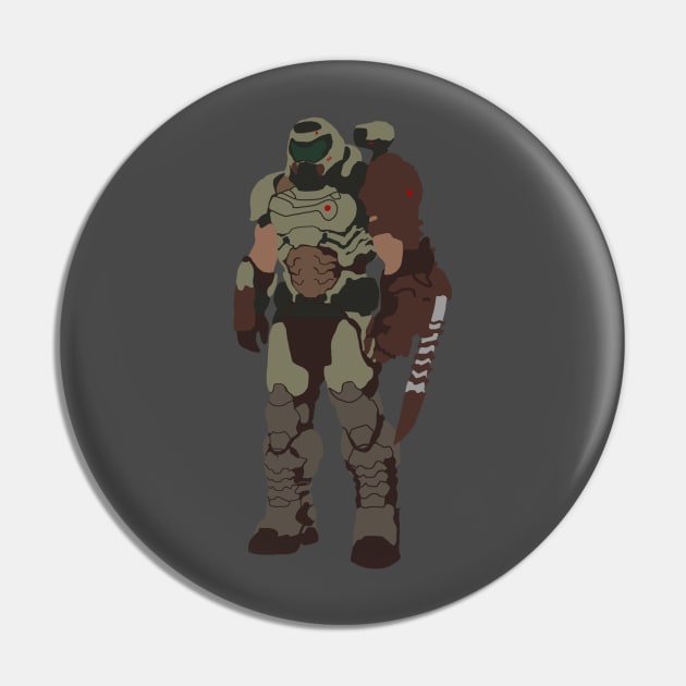 The Doom Slayer Pin by HIMMLAM