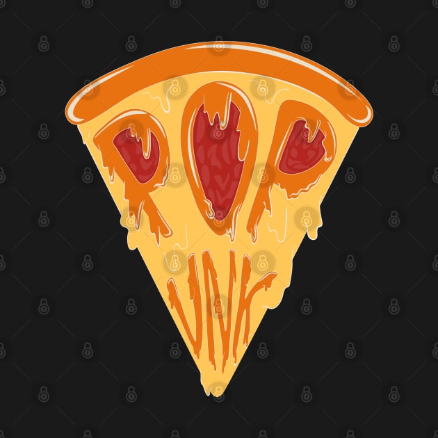 Popunk Pizza Logo Colorful by Popunk Pizza