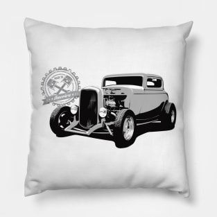 1932 Ford Hot Rod - Made in America Pillow