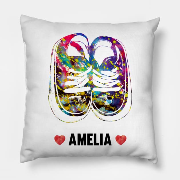 Amelia Baby Name Pillow by erzebeth