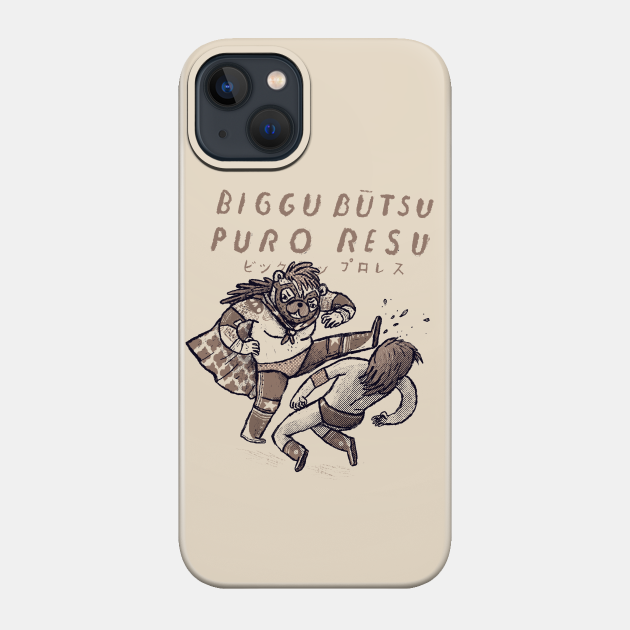 big boot pro wrestling - Pro Wrestling - Phone Case