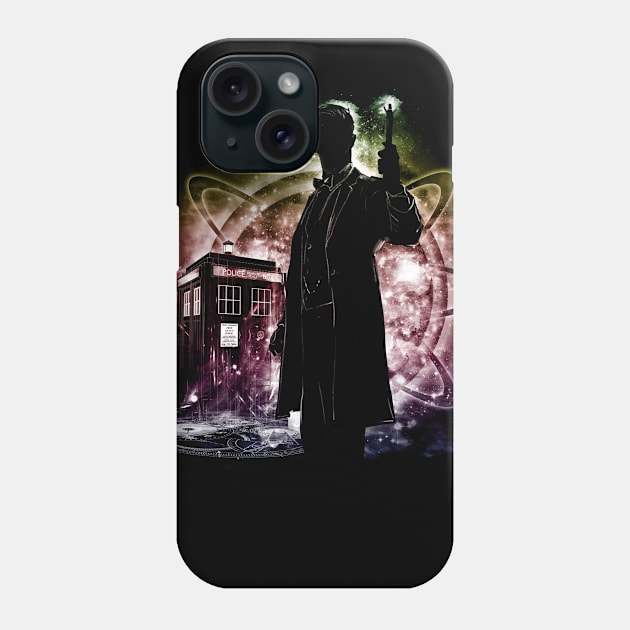 gallifreyan hero Phone Case by kharmazero