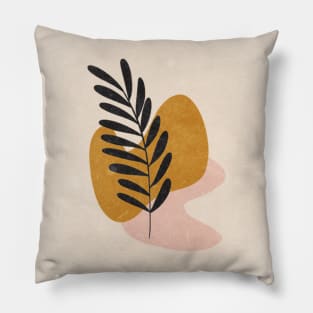 Boho Botanical leaves Pillow