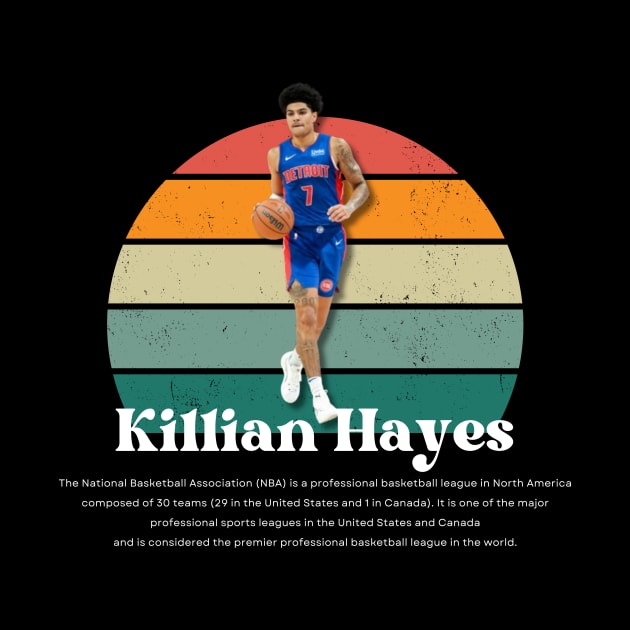 Killian Hayes Vintage V1 by Gojes Art