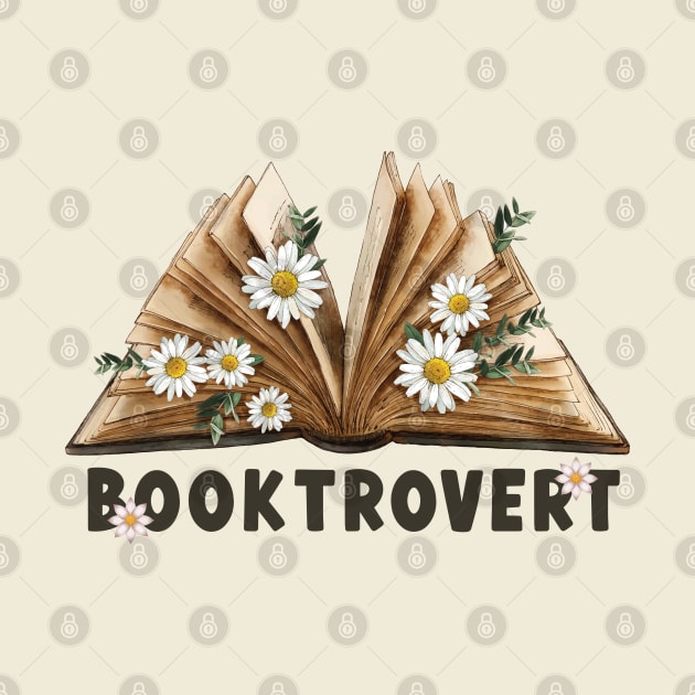 Booktrovert - book lover - book lover by Be Cute 