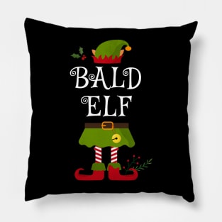 Bald Elf Shirt , Family Matching Group Christmas Shirt, Matching T Shirt for Family, Family Reunion Shirts Pillow