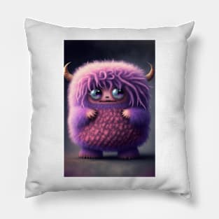 Cuddly monster 2 Pillow