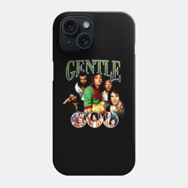 The Runaway Recluse Gentle Band Tees, Stride into Style with Prog-Rock Solitude Phone Case by Chibi Monster