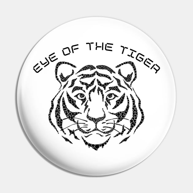 Eye of the tiger black Pin by trendyhoodiesandshirts