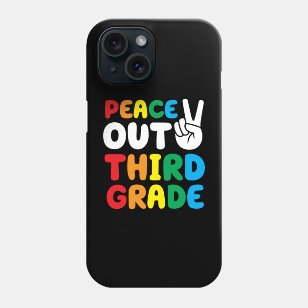 Peace Out Kindergarten Graduation Last Day School Funny Phone Case by Henryan